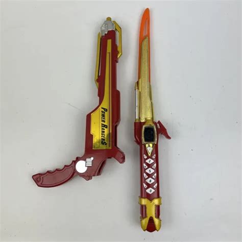 POWER RANGERS 2002 Ninja Storm Red Edition Gun Blaster Samurai Sword