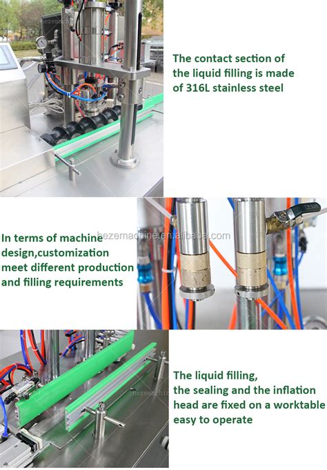 Semi Automatic Aerosol Can Gas Filling Machine For Propane Butane Lpg