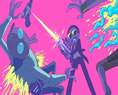 Rick And Morty Animations Paint By Number Paint By Numbers Uk