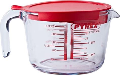 Tasse à mesurer Prepware Pyrex Classic Comprend un couvercle Verre