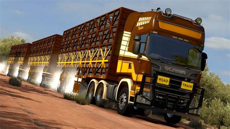 Australian Scania R 730 V8 Livestock Road Train : r/trucksim