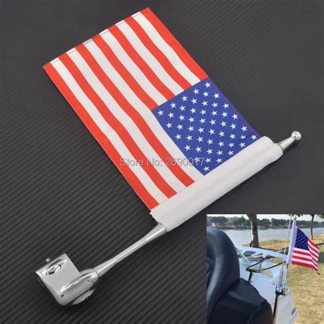 Freedom Rear Us Flag For Honda Goldwing Gl1800 2001 2011 Motorcycle