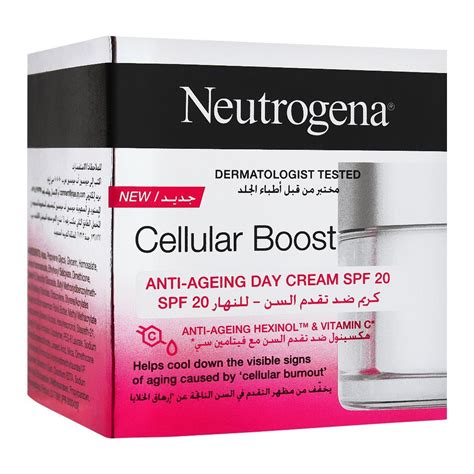 Buy Neutrogena Cellular Boost Anti-Ageing Day Cream, SPF 20, 50ml ...