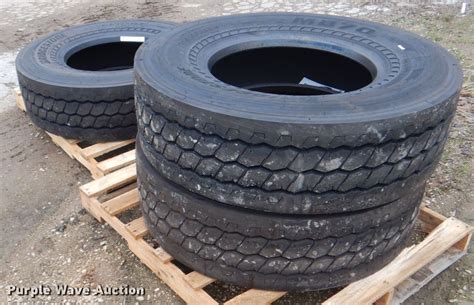 3 Bridgestone M870 31580r225 Tires In Denton Tx Item Dh7528 Sold