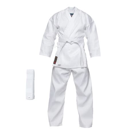 Adults White Karate Gi ~ 7.5oz - ☏ kk170 - 200 - Ki Martial Arts Ltd