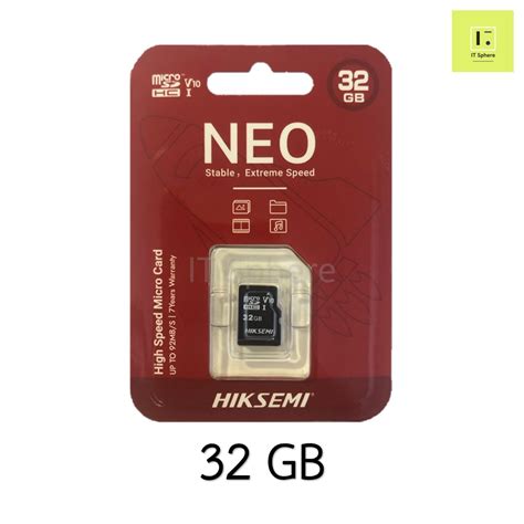 Micro Sd Card Hiksemi Neo C Gb Gb Gb Gb