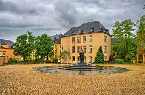 Typical architecture in Luxembourg, Benelux, HDR 10334228 Stock Photo ...