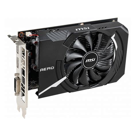 Msi Geforce Gtx Aero Itx Gb Gddr Graphic Card Black Techinn