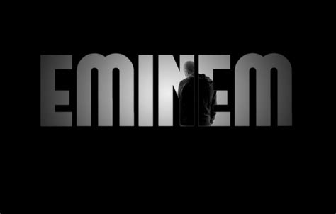 Wallpaper background, the inscription, black, rap, eminem for mobile ...