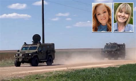 Missing Kansas Moms Huge 20 Vehicle Cop Convoy Including Swat Trucks