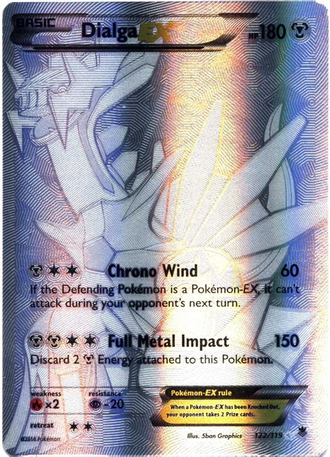 Pokemon Dialga Card - Printable Cards