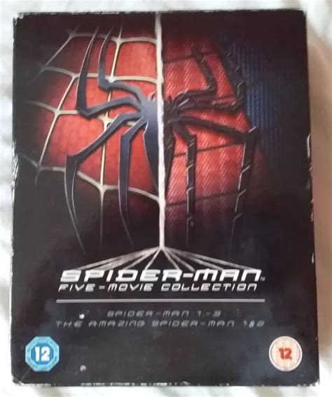 THE SPIDER MAN COMPLETE Five Movie Collection Blu Ray Film 12 99