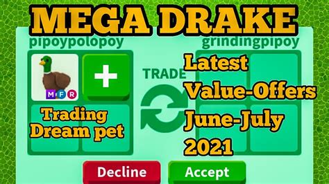 What People Trade Now For Mega Drake In Adopt Me Rich Servers Latest