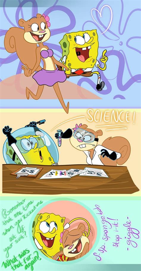 Spandynesss By Elixirmy On Deviantart Spongebob And Sandy Spongebob Funny Spongebob