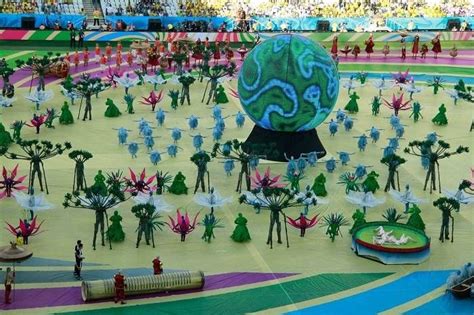 Cerimônia de abertura da Copa do Mundo na Arena Corinthians foi uma das