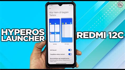 TERBARU Cara Pasang HyperOS Launcher Di Redmi 12C Fiturnya Lebih