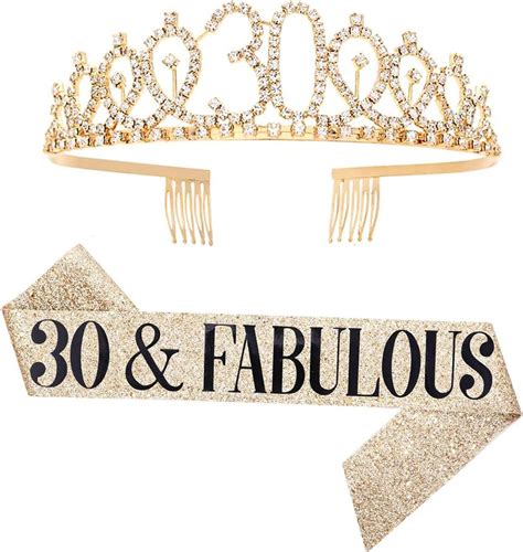 Nc Leixi And Fabulous Sash Rhinestone Tiara Set Th Birthday