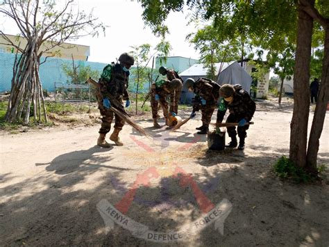 KDF TROOPS IN SOMALIA MARK WORLD AIDS DAY Ministry Of Defence Kenya