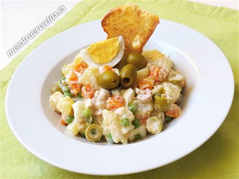 Ensaladilla rusa saludable sin mayonesa Cocina y recetas fáciles