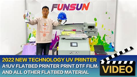 2022 New Technology Uv Printer A1uv Flatbed Printer Print Dtf Film