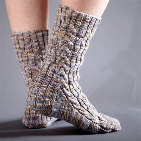 Sprouting Free Cabled Socks Knitting Pattern Knitting Bee