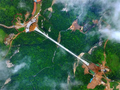 Zhangjiajie Grand Canyon Glass Bridge Photos, Zhangajijie Glass Bridge ...