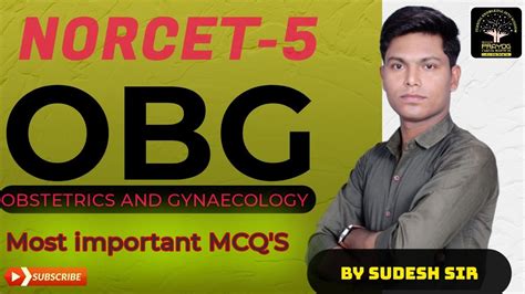 Norcet Obg Most Important Mcq S By Sudesh Sir Norcet