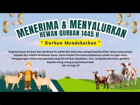 Dokumentasi Pemotongan Dan Pembagian Daging Qurban Senin Juni