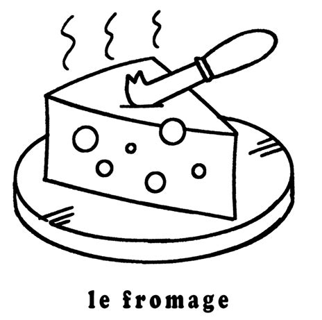 Mon Premier Imagier Le Fromage Colorier