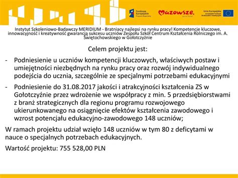 Projekty Edukacyjne Na Terenie Subregionu Ciechanowskiego Ppt Pobierz