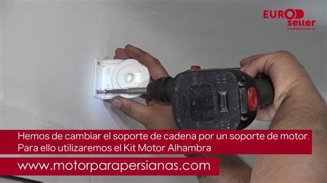 Cómo instalar un motor en una cortina enrollable YouTube