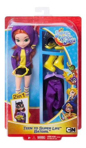 Dc Super Hero Girls Batgirl Transformación 2 En 1 Batichica Meses Sin