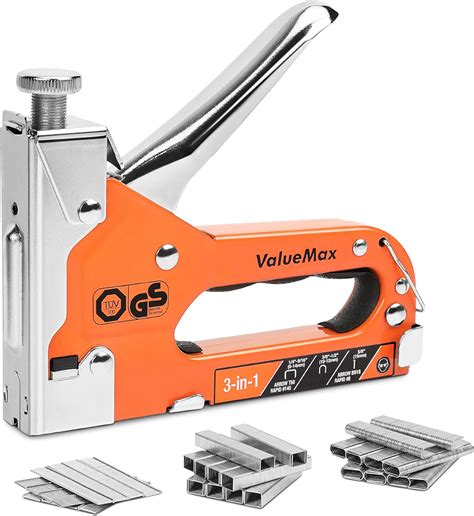 Buy ValueMax Staple Gun With 3000 Staples 3 In 1 Heavy Duty Staple