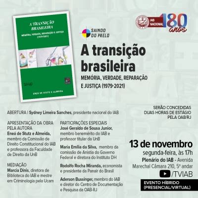 Livro Que Aborda Processo De Redemocratiza O No Brasil Ser Lan Ado No