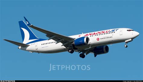 TC LAG Boeing 737 8 MAX AnadoluJet Alp AKBOSTANCI JetPhotos