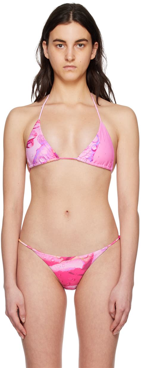 Pink Kauai Bikini Top By Miaou On Sale