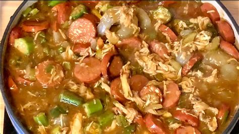 New Orleans Style Shrimp Chicken And Sausage Gumbo Recipe Plated Gumborecipe Youtube