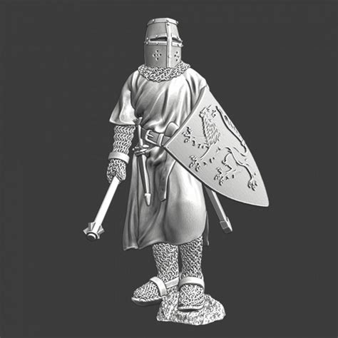 Medieval German knight with mace – Studio Historia