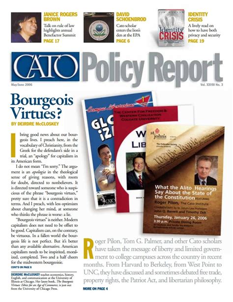 Policy Report May June 2006 Cato Institute