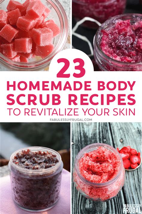 Homemade Body Scrubs To Revitalize Your Skin Fabulessly Frugal