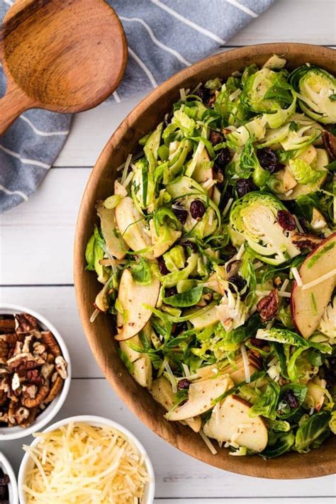 Shredded Brussels Sprouts Salad With Apples Tidymom®