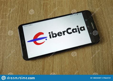 Ibercaja Banco Logo Displayed On Smartphone Editorial Photography