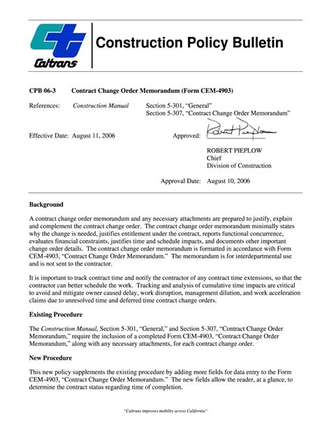 Fillable Online Dot Ca CPB 06 3 CCO Memorandum Form CEM 4903doc Fax