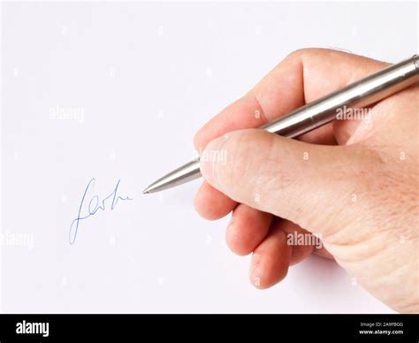 An image of a nice blue signature Stock Photo - Alamy