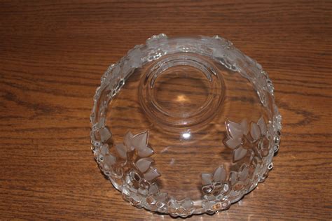 Mikasa Carmen Crystal Round Glass Fruit Salad Vintage Serving Bowl Etsy