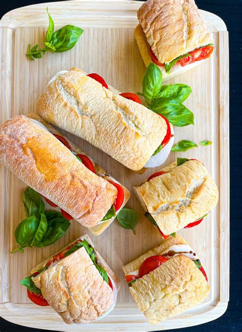 Classic Caprese Sandwich Tastefully Grace