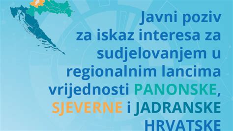 Javni Poziv Za Iskaz Interesa Za Sudjelovanjem U Regionalnim Lancima