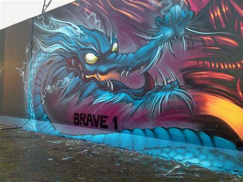 Grafity Amazing Wildstyle Dragon Graffiti Art Design