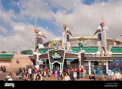 The Buzz Lightyear Laser Blast Ride At Disneyland Paris In France Stock