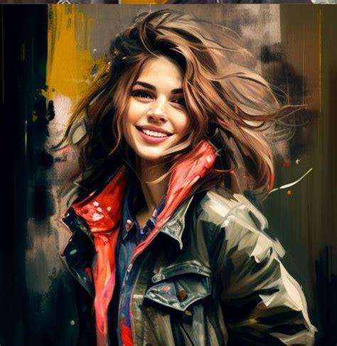 Beauty Portrait Portrait Girl Sketch Painting Digital Painting